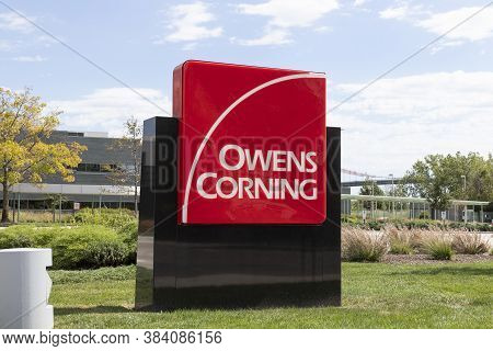 Toledo - Circa September 2020: Owens Corning Headquarters. Owens Corning Develops And Produces Insul