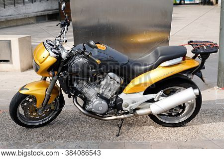 Bordeaux , Aquitaine / France - 09 01 2020 : Voxan Motors Roadster 1000 V2 Motorbike Made In France