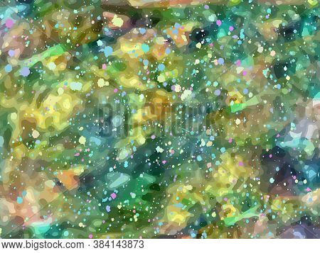 Opal Gemstone Background. Trendy Vector Template For Holiday Designs, Invitation, Card, Weddin