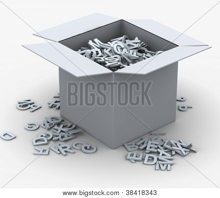 3D-Box Alphabete