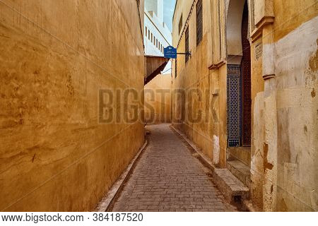 Fez, Morocco - May 31, 2017: View Of The Medina Quarter Of Fez. The Medina Of Fez Is Listed As A Wor
