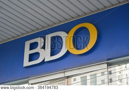 Mandaluyong, Ph - Oct 6 - Bdo Bank Signage On October 6, 2018 In Mandaluyong, Philippines.