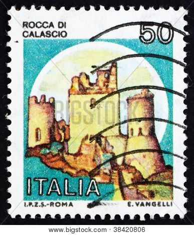 Postage stamp Italy 1980 Rocca di Calascio, Castle