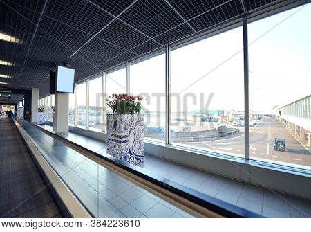 AMSTERDAM KLM planes at Schiphol Airport May 2, 2019 in Amsterdam, The Netherlands.