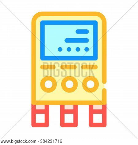 Gauge Manifold Measuring Equipment Color Icon Vector Illustration