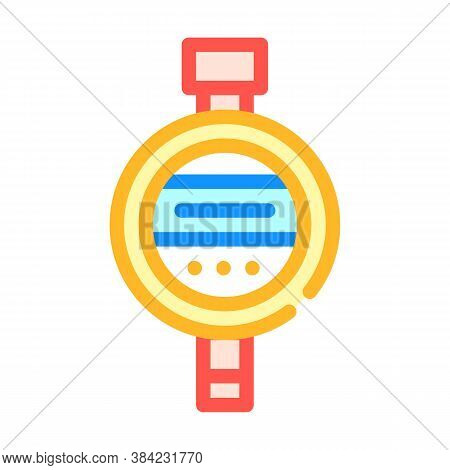 Hardness Meter Or Durometer Color Icon Vector Illustration