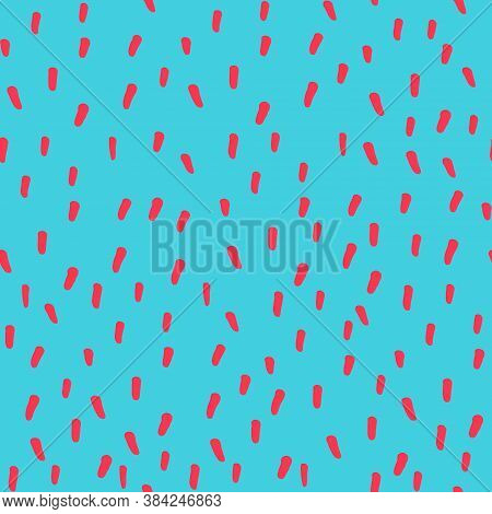 Seamless Repeating Pattern With Tiny Hand Drawn Speckles. Blue Vector Background For Surface Design 