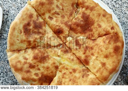 Plate With Megrelian Khachapuri