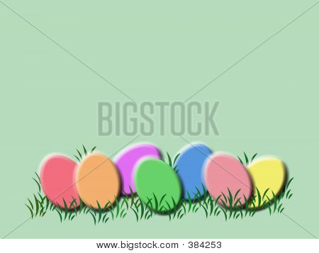 Easter Eggs Background