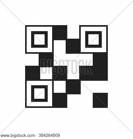 Vector Qr Code, Great Design For Any Purposes. Symbol, Logo Illustration.