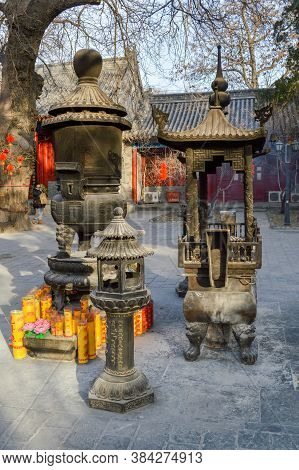 Fayuan Temple, Oldest Buddhist Temple In Beijing, China