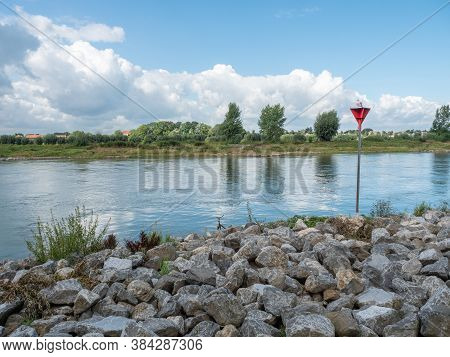 the city of zutphen at the river ijssel