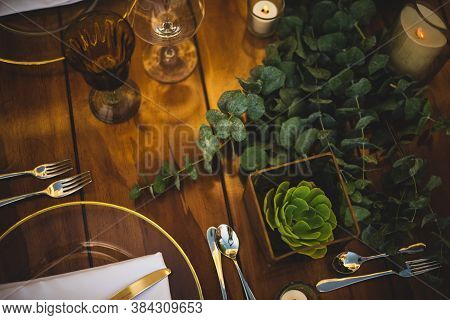 A Centrepiece Is A Central Object Which Serves A Decorative Purpose, Often Made From Flowers, Candle