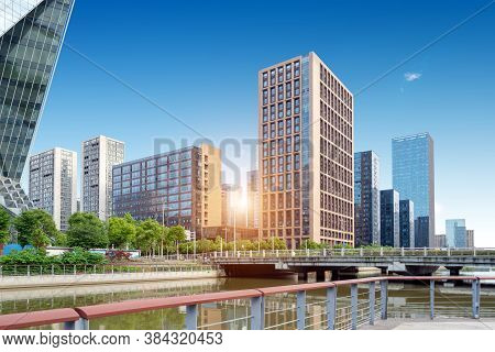 Office Buildings In Ningbo Business District, China