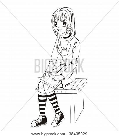 Anime Schoolgirl