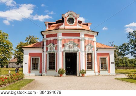 Chateau Mnichovo Hradiste, Renaissance Castle, Central Bohemian Region, Czech Republic, August 16, 2