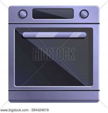 Gas Convection Oven Icon. Cartoon Of Gas Convection Oven Vector Icon For Web Design Isolated On Whit