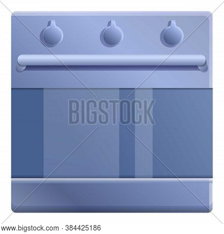 Hot Convection Oven Icon. Cartoon Of Hot Convection Oven Vector Icon For Web Design Isolated On Whit