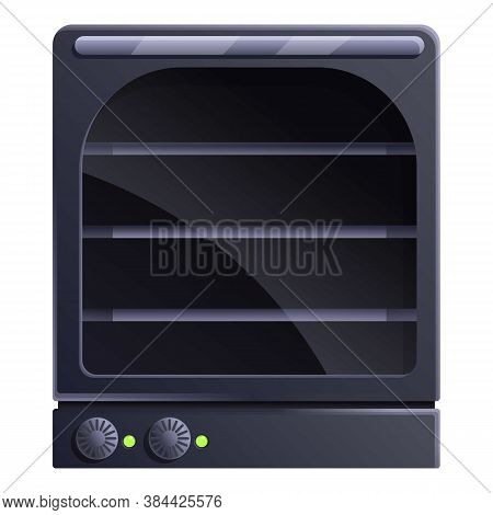 Manual Convection Oven Icon. Cartoon Of Manual Convection Oven Vector Icon For Web Design Isolated O