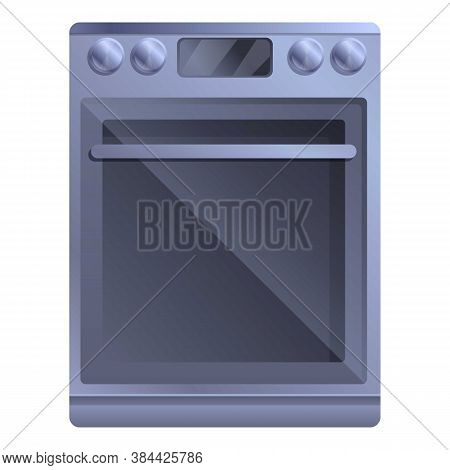 Digital Convection Oven Icon. Cartoon Of Digital Convection Oven Vector Icon For Web Design Isolated