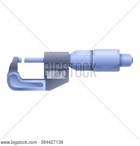 Measure Micrometer Icon. Cartoon Of Measure Micrometer Vector Icon For Web Design Isolated On White 