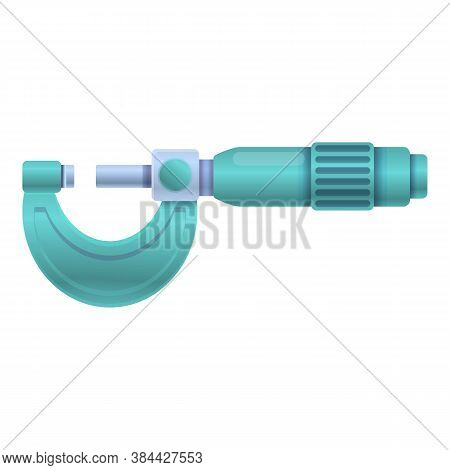 Caliper Micrometer Icon. Cartoon Of Caliper Micrometer Vector Icon For Web Design Isolated On White 