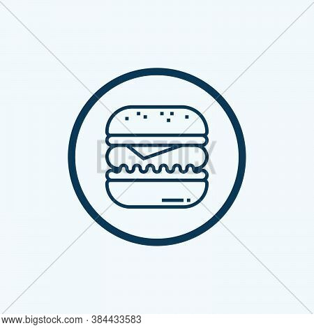 Hamburger Icon Isolated On White Background From Bufilot Ecommerce Collection. Hamburger Icon Trendy