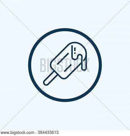 Ice Pop Icon Isolated On White Background From Summer Food And Drink Collection. Ice Pop Icon Trendy
