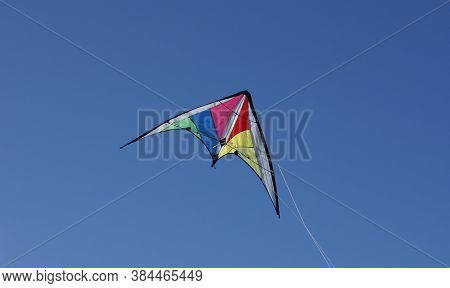 Flaying Kit Over So Blue And Beautiful Sky