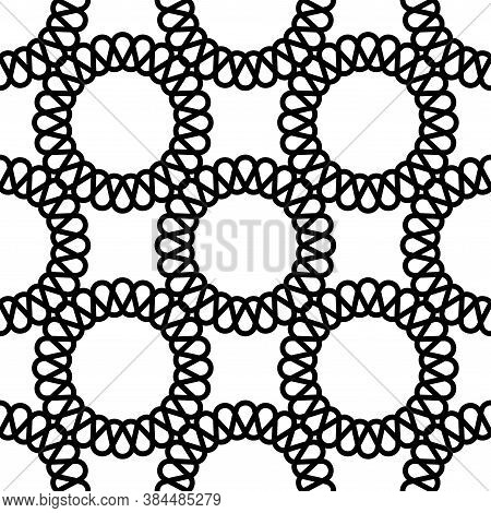 Ethnic Ornament Pattern For Laser Cut And Cnc. Vector Illustration Isolated On White Background.