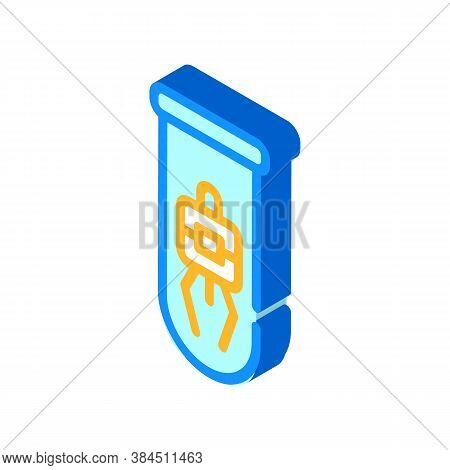 Ano Technology Isometric Icon Vector Isolated Illustration