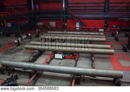 Chelyabinsk, Russia - October 22, 2014: Tube Rolling Plant