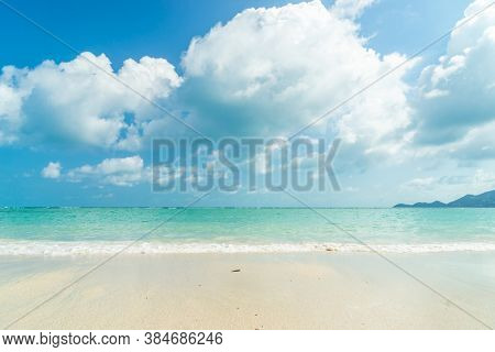 Chaweng beach on Koh Samui island in Thailand