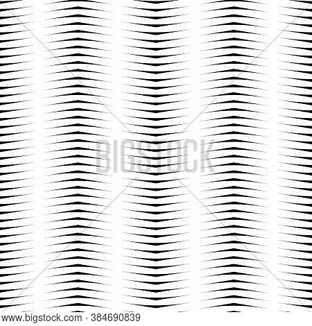 Zigzag Strokes. Jagged Stripes. Triangle Waveform Motif. Seamless Surface Pattern Design With Triang
