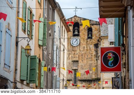 Foix, France :  2020 09 Sept, : Streets Of The Village Foix In The South Of France, Europe