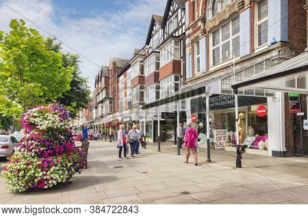 14 July 2019: Southport, Merseyside, Uk - Women Shopping In Lord Street, The Main Shopping Street In