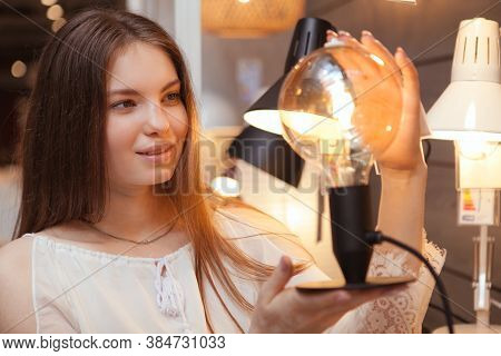 Woman Shopping At Home Goods Store