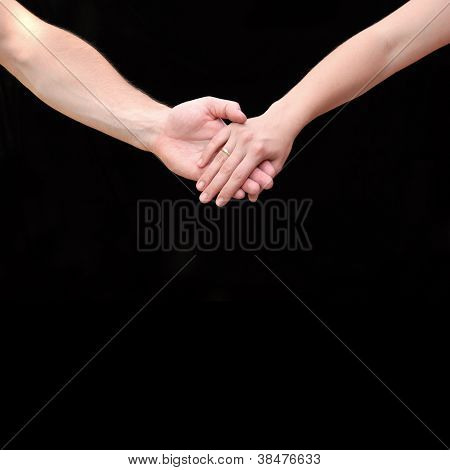 Mains de mariage