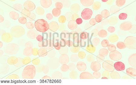 Orange Exotic Autumn Template. Watercolor Rustic Background. Yellow Vintage Summer Illustration. Col