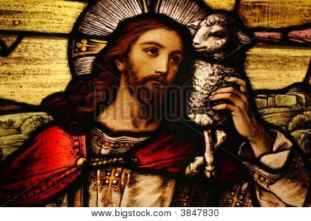 พระเยซูกับแกะ