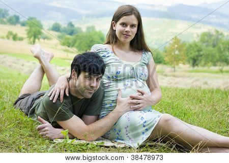 Couple enceinte