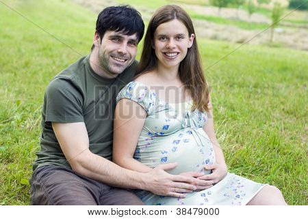 Couple enceinte