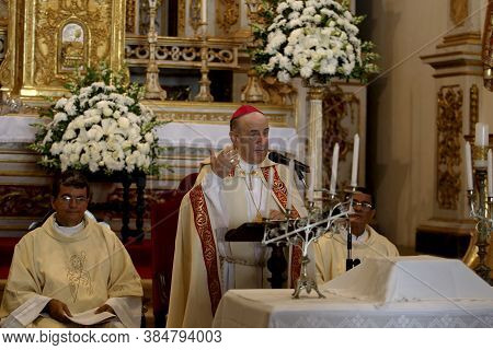 Salvador, Bahia / Brazil - July 1, 2015: Mass Symbolizing The 