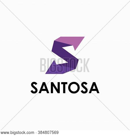 S, Satosa Logo Vector Simple Templates, Letter