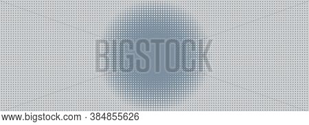 Graphic Style Modern Texture Background With Big Spot, Raster Gradient, Made Of Dotds, Space For Tex