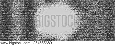 Graphic Style Modern Texture Background With Big Spot, Raster Gradient, Made Of Dotds, Space For Tex