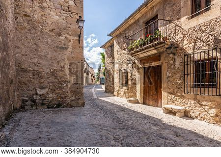 Streets Of The Medieval Town Of Pedraza In The Province Of Segovia (spain)