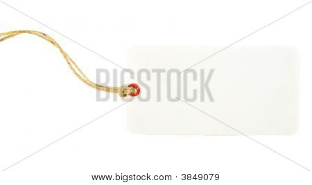 Étiquette de prix blanc