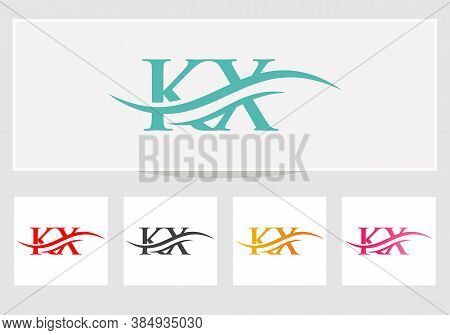 Kx Initial Logo For Luxury Branding. Elegant And Stylish Design For Your Company