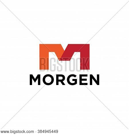 Morgen Logo Vector Templates Modren, Symbol M